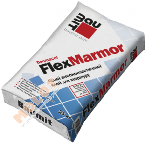 Клейова суміш для плитки Baumit FlexMarmor, 25 кг.