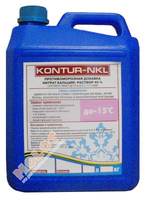 Протиморозная добавка KONTUR-NKL, 25 л., 35 кг.
