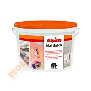 Латексная краска Alpina Mattlatex, 10л