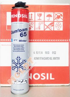 Пена монтажная Penosil Standart Gunfoam 65 L Winter, 860 мл (А3548)