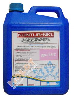 Противоморозная добавка KONTUR-NKL, кан. 5 л., 7 кг.