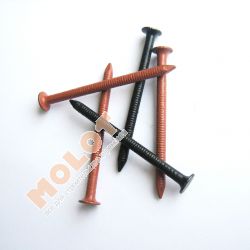 Гвозди кольцевые Gunnebo для композитной металлочерепицыокрас. RAL3,5 х 50 (уп- 5 кг)